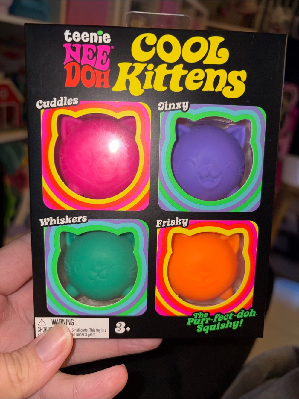 Teenie Weenie Cool Kittens - Pink, Purple, Teal, Orange